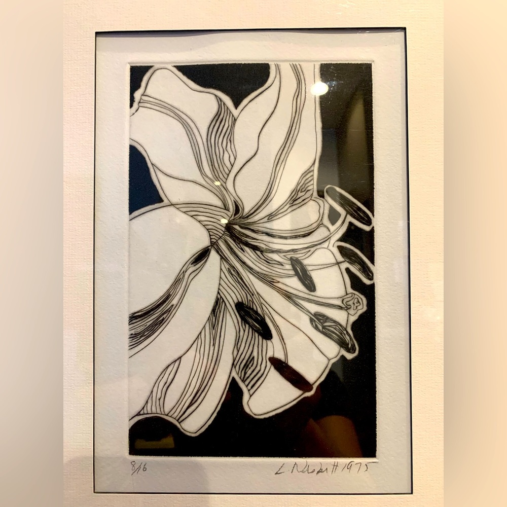 Etching by Lowell Nesbitt